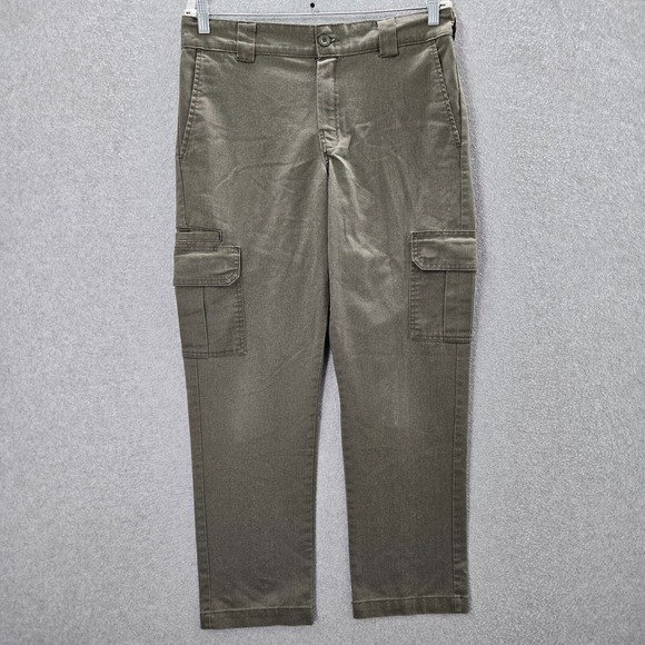 Dickies Men Pants 35x31 Green Cargo Utility Flex Workwear Pockets - Picture 1 of 12